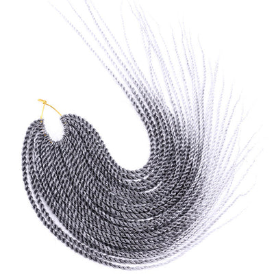 30 Roots/pcs Senegalese Twist Crochet Braid Hair Extensions Synthetic Braiding Hair Faux Locs Dreadlocks Box Braids