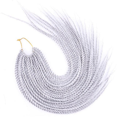 30 Roots/pcs Senegalese Twist Crochet Braid Hair Extensions Synthetic Braiding Hair Faux Locs Dreadlocks Box Braids