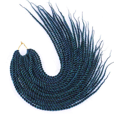 30 Roots/pcs Senegalese Twist Crochet Braid Hair Extensions Synthetic Braiding Hair Faux Locs Dreadlocks Box Braids