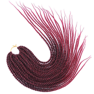 30 Roots/pcs Senegalese Twist Crochet Braid Hair Extensions Synthetic Braiding Hair Faux Locs Dreadlocks Box Braids