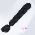 VERVES Braiding Hair 1 piece 24inch Jumbo Braids 100g/piece Synthetic ombre high temperature Fiber Hair Extensions crochet braid
