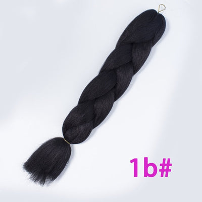 VERVES Braiding Hair 1 piece 24inch Jumbo Braids 100g/piece Synthetic ombre high temperature Fiber Hair Extensions crochet braid