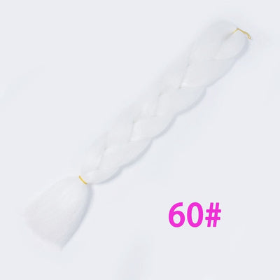 VERVES Braiding Hair 1 piece 24inch Jumbo Braids 100g/piece Synthetic ombre high temperature Fiber Hair Extensions crochet braid