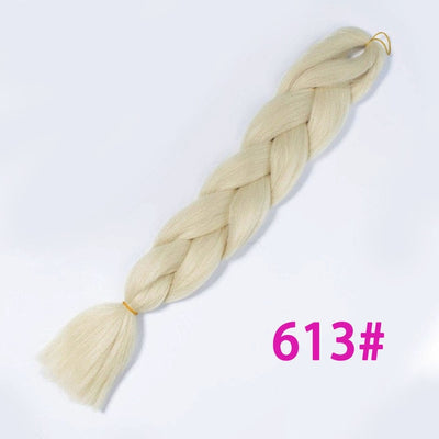 VERVES Braiding Hair 1 piece 24inch Jumbo Braids 100g/piece Synthetic ombre high temperature Fiber Hair Extensions crochet braid