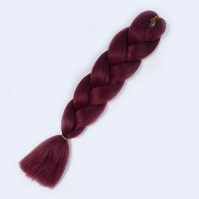 VERVES Braiding Hair 1 piece 24inch Jumbo Braids 100g/piece Synthetic ombre high temperature Fiber Hair Extensions crochet braid