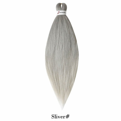 26inch Pre Stretched Ombre Braiding Hair Jumbo Braid Hair Perm Yaki Ez Braid Synthetic Hair Extensions for Crochet Twist