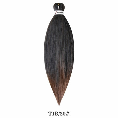 26inch Pre Stretched Ombre Braiding Hair Jumbo Braid Hair Perm Yaki Ez Braid Synthetic Hair Extensions for Crochet Twist