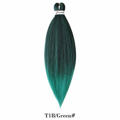 26inch Pre Stretched Ombre Braiding Hair Jumbo Braid Hair Perm Yaki Ez Braid Synthetic Hair Extensions for Crochet Twist