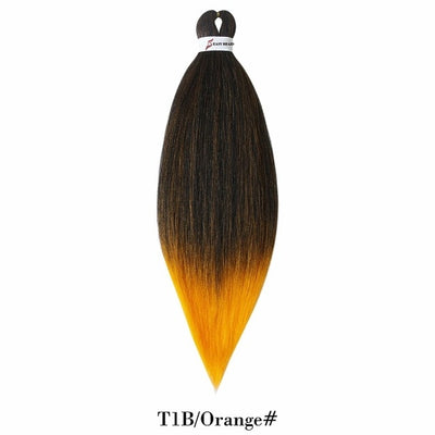 26inch Pre Stretched Ombre Braiding Hair Jumbo Braid Hair Perm Yaki Ez Braid Synthetic Hair Extensions for Crochet Twist