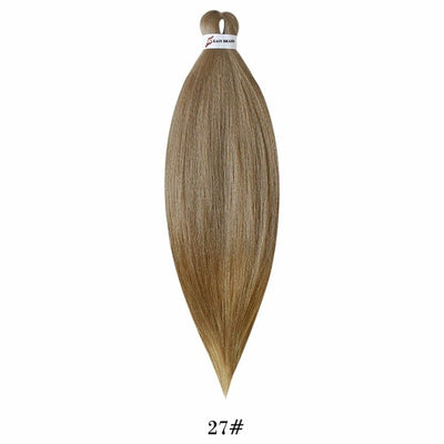 26inch Pre Stretched Ombre Braiding Hair Jumbo Braid Hair Perm Yaki Ez Braid Synthetic Hair Extensions for Crochet Twist