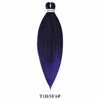 26inch Pre Stretched Ombre Braiding Hair Jumbo Braid Hair Perm Yaki Ez Braid Synthetic Hair Extensions for Crochet Twist