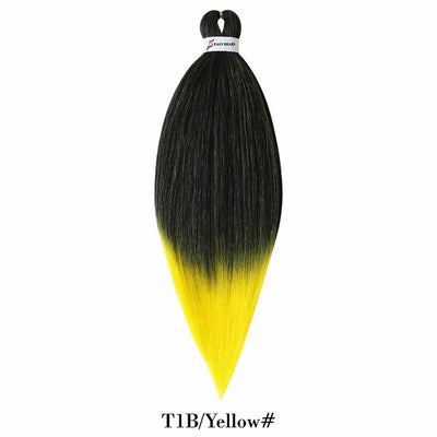 26inch Pre Stretched Ombre Braiding Hair Jumbo Braid Hair Perm Yaki Ez Braid Synthetic Hair Extensions for Crochet Twist