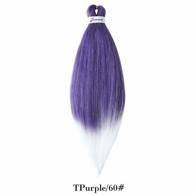 26inch Pre Stretched Ombre Braiding Hair Jumbo Braid Hair Perm Yaki Ez Braid Synthetic Hair Extensions for Crochet Twist