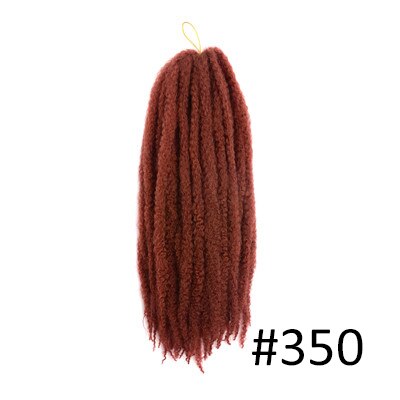Ombre Marley Braids Synthetic Fiber Hair Extension Afro Curly Hair Crochet Braiding Hair Weave 18strands/pack Toyotress Hair