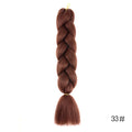 Hair Braid Synthetic Hair Extensions Jumbo False Braid Ombre Braiding Hair Pink Grey Blue Color