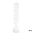 Hair Braid Synthetic Hair Extensions Jumbo False Braid Ombre Braiding Hair Pink Grey Blue Color