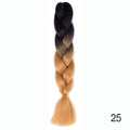 Hair Braid Synthetic Hair Extensions Jumbo False Braid Ombre Braiding Hair Pink Grey Blue Color