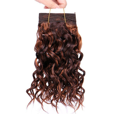 8-22 Inch Big Curly Hair Bundles 100 Gram One Piece Synthetic Hair Extensions High Temperature Tissage Fiber Hair Weave