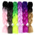Sambraid 24 Inch Ombre Jumbo Braiding Hair For Jumbo Braids 100g/Pack False Hair Synthetic Crochet Braids Hair Extensions
