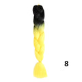 Sambraid 24 Inch Ombre Jumbo Braiding Hair For Jumbo Braids 100g/Pack False Hair Synthetic Crochet Braids Hair Extensions