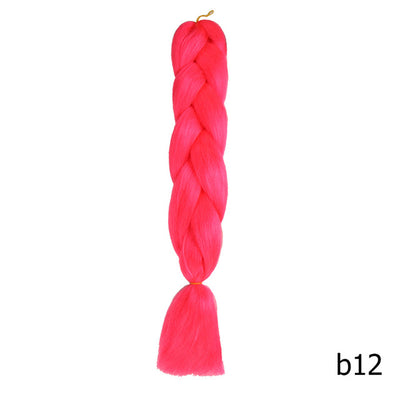 Sambraid 24 Inch Ombre Jumbo Braiding Hair For Jumbo Braids 100g/Pack False Hair Synthetic Crochet Braids Hair Extensions