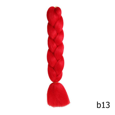 Sambraid 24 Inch Ombre Jumbo Braiding Hair For Jumbo Braids 100g/Pack False Hair Synthetic Crochet Braids Hair Extensions
