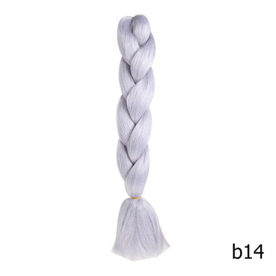 Sambraid 24 Inch Ombre Jumbo Braiding Hair For Jumbo Braids 100g/Pack False Hair Synthetic Crochet Braids Hair Extensions