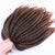 Luxury For Braiding 12" 12strands/pack 4packs/lotOmbre Brown Crochet Braids Mambo Twist Synthetic Hair Extensions