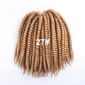 Luxury For Braiding 12" 12strands/pack 4packs/lot  Ombre Brown Crochet Braids Mambo Twist Synthetic Hair Extensions
